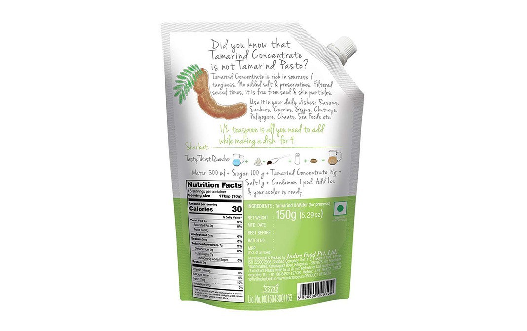 Indira's Tamarind Concentrate    Pack  150 grams